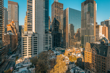 Skyscrapers in new York city