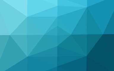 Light BLUE vector polygon abstract background.