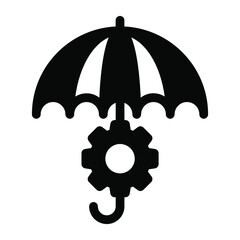 
A design of risk management vector in editable style 
