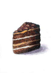 chocolate chip cookies isolated