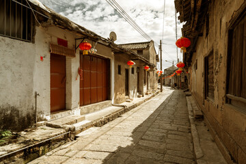 Hutong in the ancient village