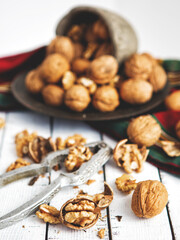 Whole hazel nut shelled and hulled