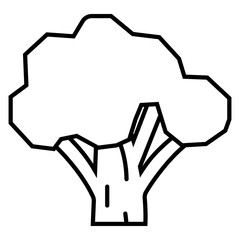 Stylized vector tree icon vector