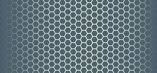 Metal, Honeycomb pattern. Seamless geometric hive background. Abstract beehive raster background. Flat vector bee honey sign. 