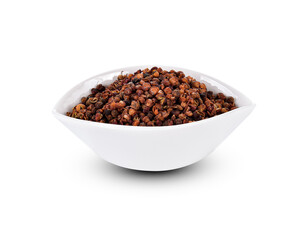 Sichuan pepper isolated on white background