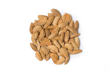 Almond nut in studio