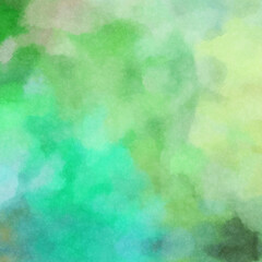 Watercolor painted background. Abstract Illustration wallpaper. Brush stroked painting. 2D Illustration.