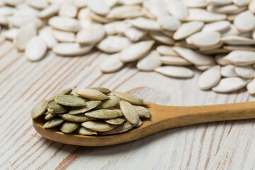 Pumpkin seed in a studio