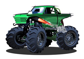 Cartoon Monster Truck © Mechanik