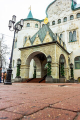 Russia, Nizhny Novgorod, a walk through the city in winter. Sightseeing.