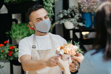 Small business and new normal during covid-19 quarantine and work with people