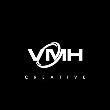 VMH Letter Initial Logo Design Template Vector Illustration