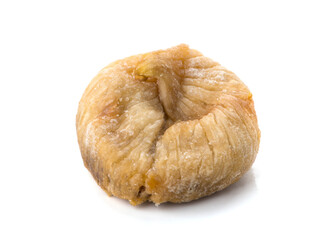 dried figs fruit isolated on white background