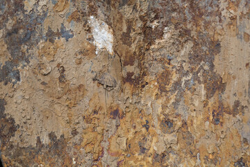 Rusted metal