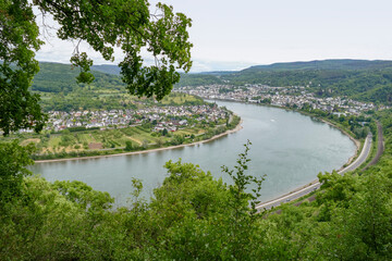 Rhine Gorge near Boppard and Filsen