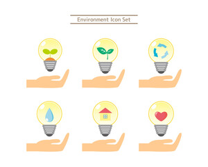 環境・エコロジー　ベクターイラストセット