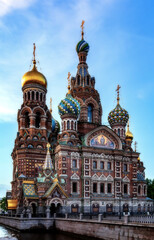 Fototapeta na wymiar Church Savior on the Spilled Blood Saint Petersburg