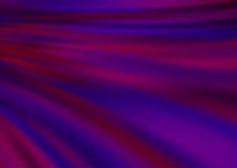 Dark Purple vector template with bent ribbons.