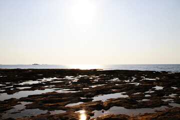 livorno beach , Tuscany , Italy