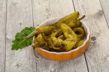Pickled green pepper