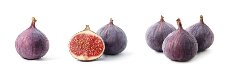 Fig isolated on white background.