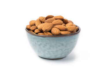 Almond nut in studio