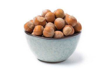 Many hazel nuts in studio 