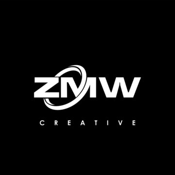 ZMW Letter Initial Logo Design Template Vector Illustration
