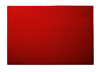 old red paper texture on white