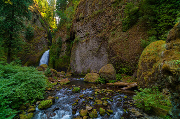 wahclella falls Falls in the Columbia River Gorge