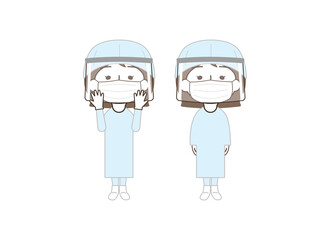 女性：医療：医療従事者