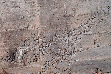 Concrete texture, such as the foundation of a house