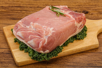 Pork meat piece for cooking