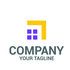 Obraz premium real estate logo