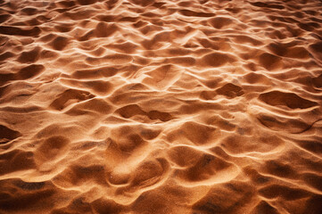 Rippled shiny sand natural pattern