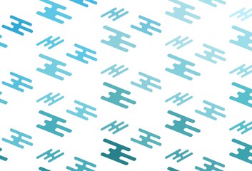 Light BLUE vector template with repeated sticks.