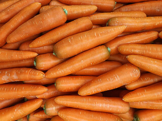 View of carrot texture background