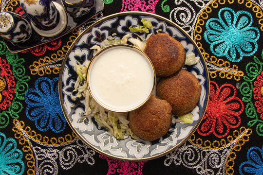 beautiful fresh dish on a beautiful plate, food