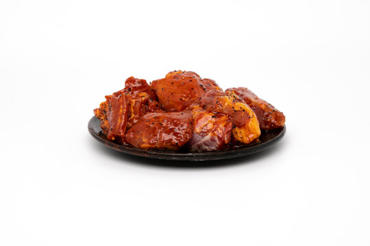 shish kebab on skewers