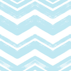 Chevron naadloos vectorpatroon. Aquarel streep kids achtergrond, abstracte zigzag blauwe print, grafische moderne gestreepte textuur, pastel lijnen achtergrond.