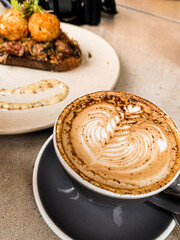 cappuccino cup coffee breakfast brunch morning