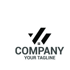 home with letter W logo