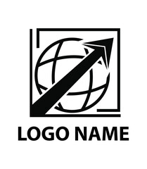 communication and network logo design