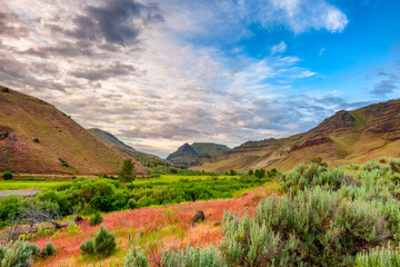 Sheep Rock Unit in John Day Fossil Beds National Park