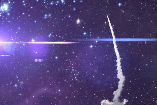 Launch of Space Shuttle Endeavour as it leaps free of Launch Pad 39A to begin mission STS-118 - Powered by Adobe