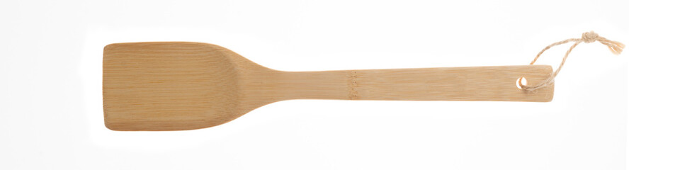 isolated bamboo stick spoon, traditional asian cuisine