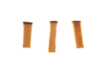 bunch of some biscuit rusk isolated, diet antioxidant vitamine food