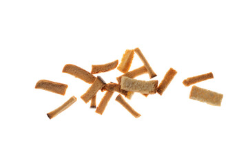 bunch of some biscuit rusk isolated, diet antioxidant vitamine food