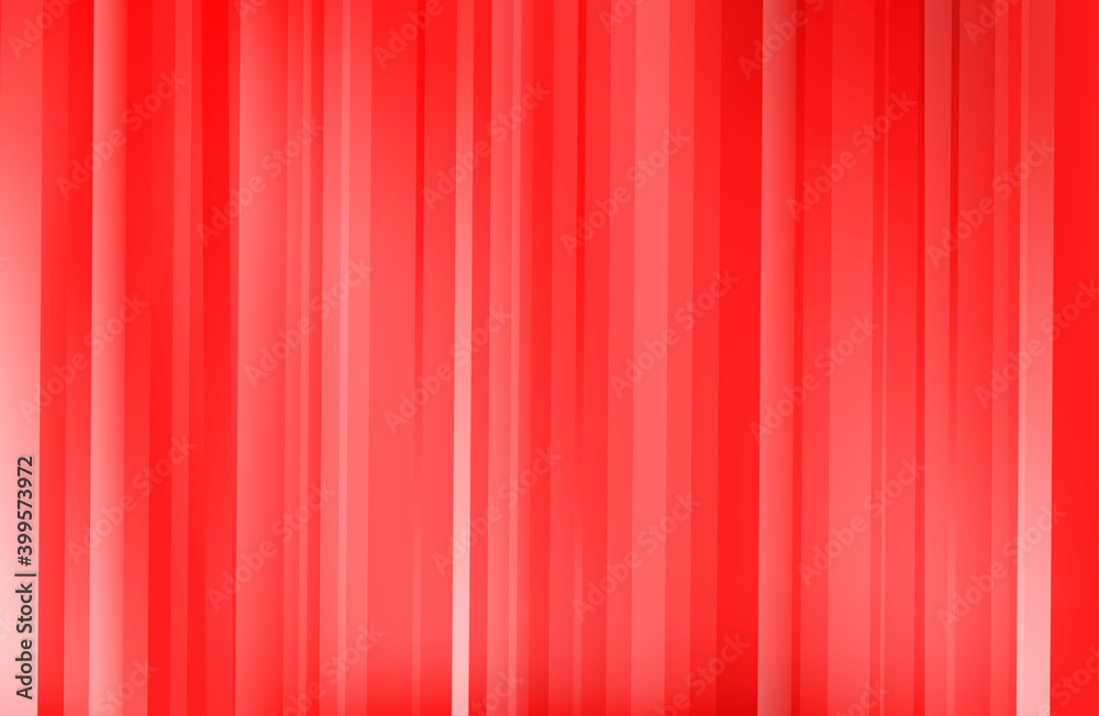 Poster Abstract red vector background. Vertical motion effect
