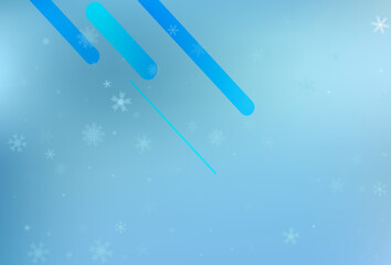 Falling silver snow flake vector